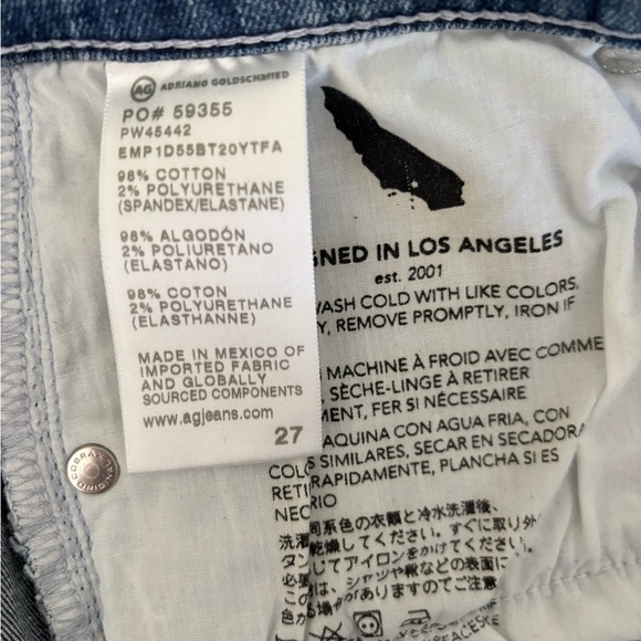 Ag Adriano Goldschmied Classic Blue Denim - Picture 9 of 13